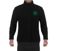 Celtic F.C. Men's Official Full Zip Fleece Jacket - Black, XXL