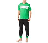 Celtic F.C. Mens Pyjamas Cotton PJs Loungewear Official Football Gifts For Men (L)