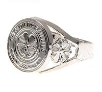 Celtic F.C. Silver Plated Crest Ring Medium