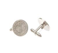 Celtic F.C. Silver Plated Cufflinks CR Official Merchandise