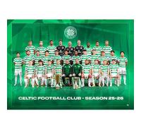 Celtic FC 25/26 Squad Team Poster Unframed A3 - Official Team Poster - Perfect Celtics Gifts for Boys & girls - Football Wall Art - SPFL Posters & Celtics Gift Idea