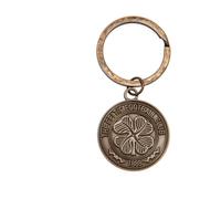 Celtic FC Antique Silver Crest Keyring in Metallic Silver Celtic FC Metallic Silver One Size