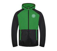 Celtic FC Boy's Kids Shower Jacket Windbreaker in Black | Size: 8-9 Years Celtic FC Black 8-9 Years