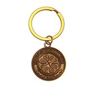 Celtic FC Crest Keyring (One Size) (Antique Gold)