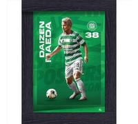 Celtic FC Daizen Maeda 25/26 Action Poster Framed A4
