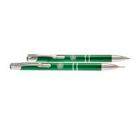 Celtic FC Executive Crest Pen & Pencil Set in Light Green Celtic FC Light Green