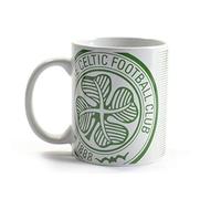 Celtic FC Halftone 0.3kg Boxed Mug (One Size) (White/Green)