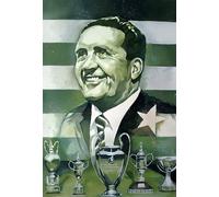 Celtic FC Jock Stein A3 A4 Print Poster Wall Art Home Decor Album Gift Present Photo Living Room Dining Room Bedroom Hall Loft Office Unframed Glasgow (A3)
