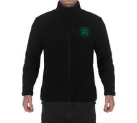 Celtic FC Men's Adults Full Zip Fleece Jacket in Black | Size: 2XL Celtic FC Black 2XL
