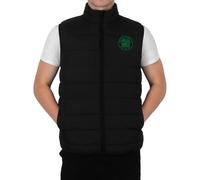 Celtic FC Men's Adults Padded Gilet Body Warmer in Black | Size: Medium Celtic FC Black M
