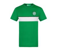 Celtic FC Men's Adults Poly T-Shirt in Green | Size: Large Celtic FC Green L