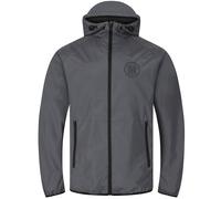 Celtic FC Men's Adults Shower Jacket Windbreaker in Grey | Size: Small Celtic FC Grey S