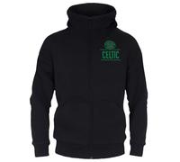 Celtic FC Official Football Gift Boys Fleece Zip Hoody Black 4-5 Years