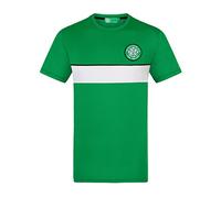 Celtic FC Official Gift Mens Poly T-Shirt Green White 3XL