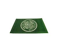 Celtic FC Printed Crest Rug (One Size) (Green)