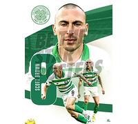 Celtic FC Scott Brown 2019/20 A3 Player Football Poster/ Print/ Wall Art - Officially Licensed Product