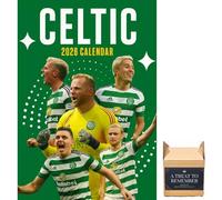 Celtic Football Club 2026 Official Calendar - Stunning Player Photos & Green Glory (Small, 30×20 cm)