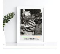 Celtic Football Fan Iconic Player Billy McNeil Lisbon Lions European Cup A4 A3 Wall Art Print Unframed Poster Glossy Artwork, Unique Home Décor Gift Trending Bedroom Mancave, (A4)