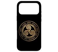Celtic Gods Old Gods and Goddesses Triskelion Symbol Case for iPhone 17 Pro Max