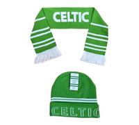 CELTIC Green Football Traditional Match Day Hat Scarf Gloves Set **Fantastic Gift Idea** (Green, CELTIC)