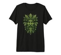Celtic Green Man Pagan Forest Spirit Nature Symbol Gift Premium T-Shirt