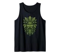 Celtic Green Man Pagan Forest Spirit Nature Symbol Gift Tank Top