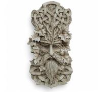 Celtic Green Man Wall Plaque, Garden Ornament, Decorative Tree Spirit Design, Wiccan Pagan Decor