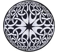Celtic Infinity Nordic Knot - Embroidered Iron on Patches for Bikers, Motorcycle Riders, Rockers, Viking Fans | Sew on or Iron on Applique Vikings Patches Badge for Jeans, Jackets 90X90 mm