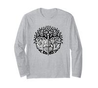 Celtic Ireland Viking Celtic Knot Pattern Tree Long Sleeve T-Shirt