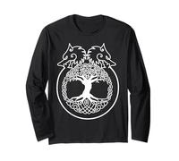 Celtic Ireland Viking Celtic Knot Pattern Tree Long Sleeve T-Shirt