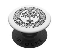 Celtic Ireland Viking Celtic Knot Pattern Tree PopSockets Adhesive PopGrip