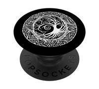 Celtic Ireland Viking Celtic Knot Pattern Tree PopSockets Adhesive PopGrip