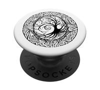 Celtic Ireland Viking Celtic Knot Pattern Tree PopSockets Adhesive PopGrip