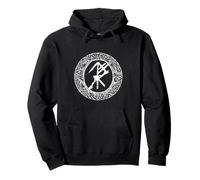 Celtic Ireland Viking Celtic Knot Pattern Tree Pullover Hoodie