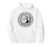 Celtic Ireland Viking Celtic Knot Pattern Tree Pullover Hoodie