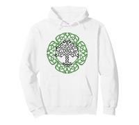Celtic Ireland Viking Celtic Knot Pattern Tree Pullover Hoodie