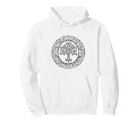 Celtic Ireland Viking Celtic Knot Pattern Tree Pullover Hoodie