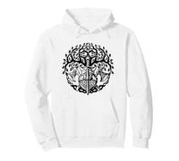 Celtic Ireland Viking Celtic Knot Pattern Tree Pullover Hoodie