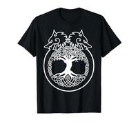 Celtic Ireland Viking Celtic Knot Pattern Tree Value Graphic T-Shirt, Men, Black, M