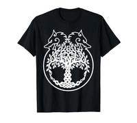 Celtic Ireland Viking Celtic Knot Pattern Tree Value Graphic T-Shirt, Men, Black, M