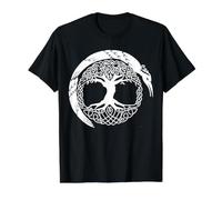 Celtic Ireland Viking Celtic Knot Pattern Tree Value Graphic T-Shirt, Men, Black, S