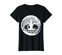 Celtic Ireland Viking Celtic Knot Pattern Tree Value Graphic T-Shirt, Women, Black, L