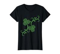 Celtic Ireland Viking Celtic Knot Pattern Tree Value Graphic T-Shirt, Women, Black, S