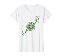 Celtic Ireland Viking Celtic Knot Pattern Tree Value Graphic T-Shirt, Women, White, XL