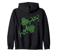 Celtic Ireland Viking Celtic Knot Pattern Tree Zip Hoodie