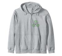 Celtic Ireland Viking Celtic Knot Pattern Tree Zip Hoodie