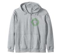 Celtic Ireland Viking Celtic Knot Pattern Tree Zip Hoodie