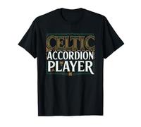 Celtic Irish Accordion Player Folk Music Session Musician T-Shirt