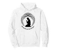 Celtic Irish tree of life, Jesus praying, Christian Easter Pullover Hoodie