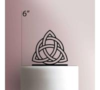 Celtic Knot- Acrylic Cake Topper 5 Inch Width/Light Green